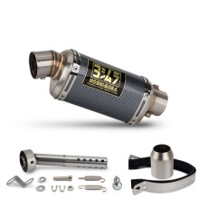 (B 300MM) Universal Motorcycle Exhaust Tail Pipe Modify Yoshimura T98 Dripping Muffler with DB Killer For 250SR 400NK VERSYS650 XSR700 NSS