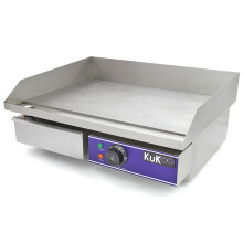 Gril électrique de comptoir commercial 50cm plaque chauffante BBQ Grill Acier inoxydable
