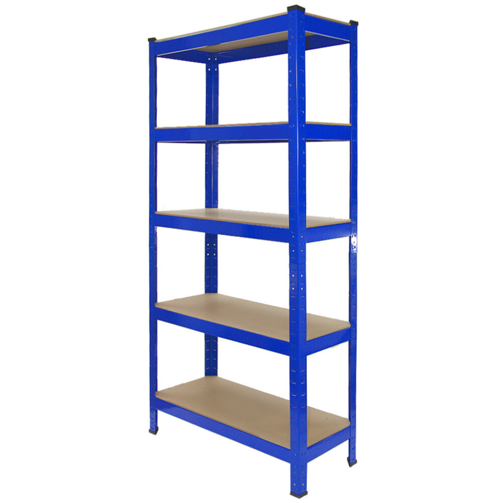 4 Racking Storage Shelving Heavy Duty Garage 5 Tier 75cm Steel Shelves Warehouse
