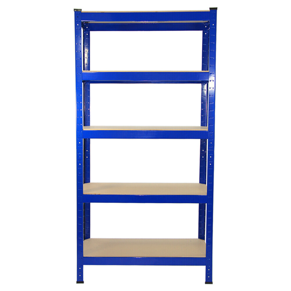 8x Racking Storage Shelving Heavy Duty Garage 5 Tier 75cm Steel Shelf Warehouse