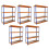 5 x S-Rax reoler 150 cm x 50 cm 1