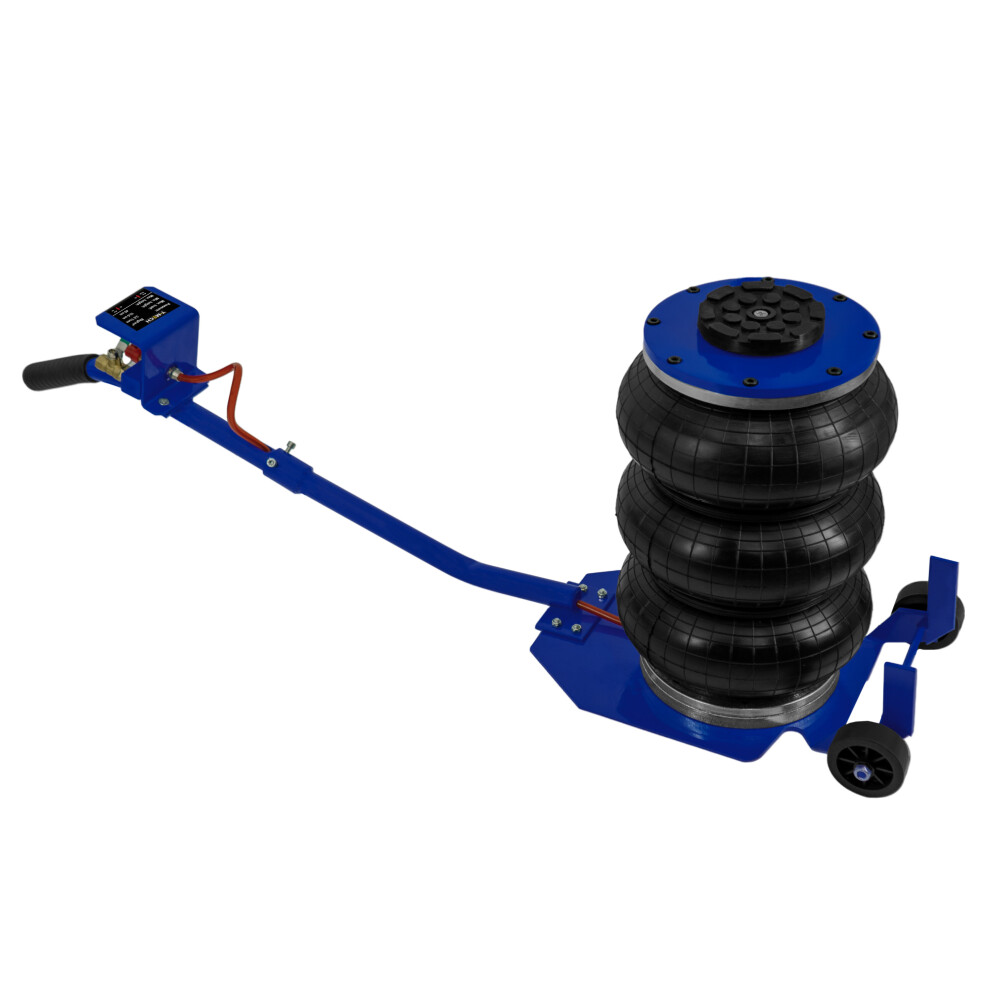 Pneumatic Triple Air Bag Jack Long Handle 3.5 Ton 40Cm Car Lift Blue 5055986182061