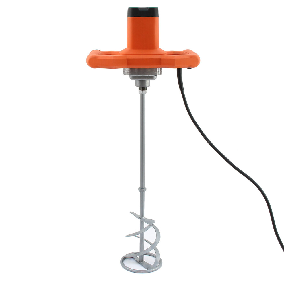 Paddle Mixer 1600W Plaster Mixing Tool Paint Stirrer 140mm Paddle 230V