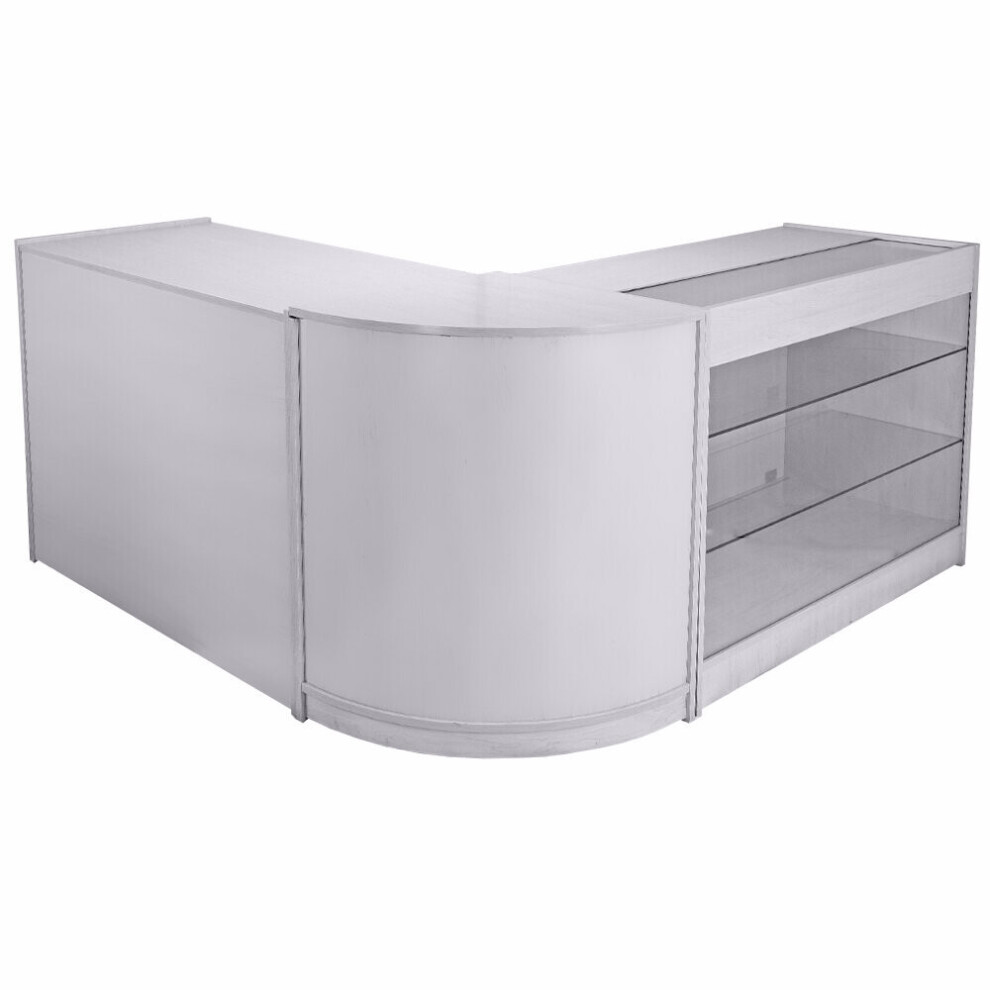 Retail Counter Shop Display Storage Cabinet Lockable Glass Showcase Mars