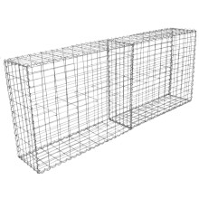 Gabionen Körbe Stein Drahtkäfige Outdoor Mesh Planter / 100 x 95 x 30cm / 2 Pack