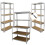 Monster Racking 2 Silver Racking Units 5 Tier & Workbench Garage Storage Warehouse Shelving 1