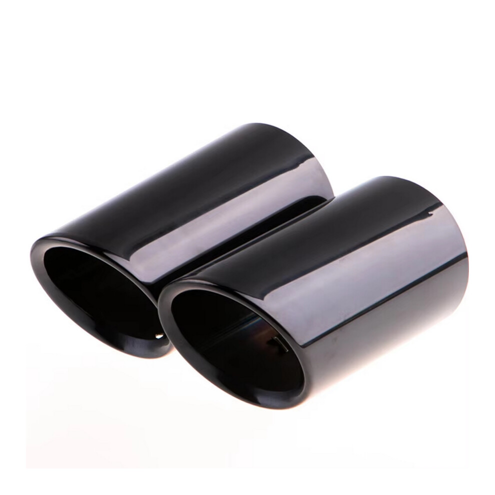(Black) Stainless Steel Car Exhaust Muffler Tailpipes For New Sagitar New Lavida, New Bora Golf Tiguan Scirocco 1.4T Special Tailpipes Black 6911787544622
