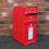 Royal Mail Post Box Cast Iron Pillar ER Office Letter Mail Wall Mount Postal 1