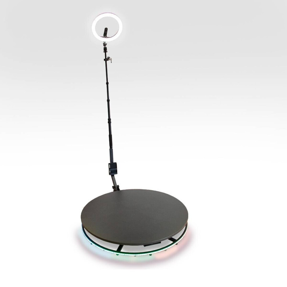 360 Photo Video booth 80cm Rotating Selfie Spinner Wedding LED Ring Light