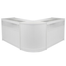 Ladentheken-Set Einzelhandels-Display-Theken Glas-Vitrinen-Regale Fusion
