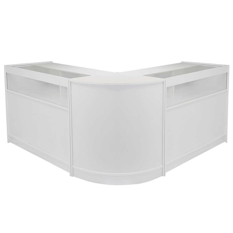 Shop Counter Set Retail Display Counters Glass Showcase Shelves Fusion