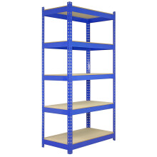 10 Garage Magazijn Q-Rax Staal Blauw 5 Tier 90cm Rekken Opbergsystemen