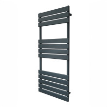 Radiateur sèche-serviettes à panneau plat - 1200mm x 500mm - Gris anthracite