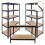 Monster Racking 3 x Black Racking Unit 90cm 5 Tier & Workbench Garage Storage Warehouse Shelving 1