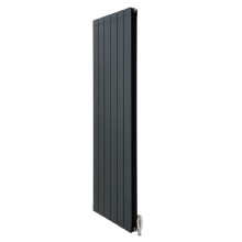 Aluminium Heizkörper & Ventile - 1800mm x 475mm - Anthrazitgrau