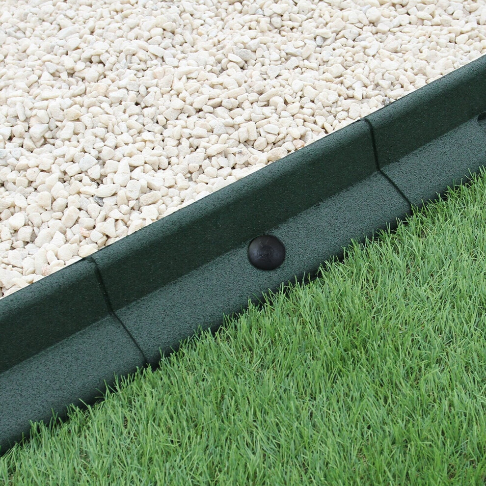 Flexible Lawn Edging Garden Borden Grass Path Edge Pathways Rubber 1.2m Lengths