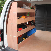 VW Caddy SWB Van Racking Plywood Tool Storage Van Shelves Ply Rack Shelving Unit