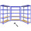 3 x T-Rax 1200 mm x 450 mm x 1800 mm Μπλε 1