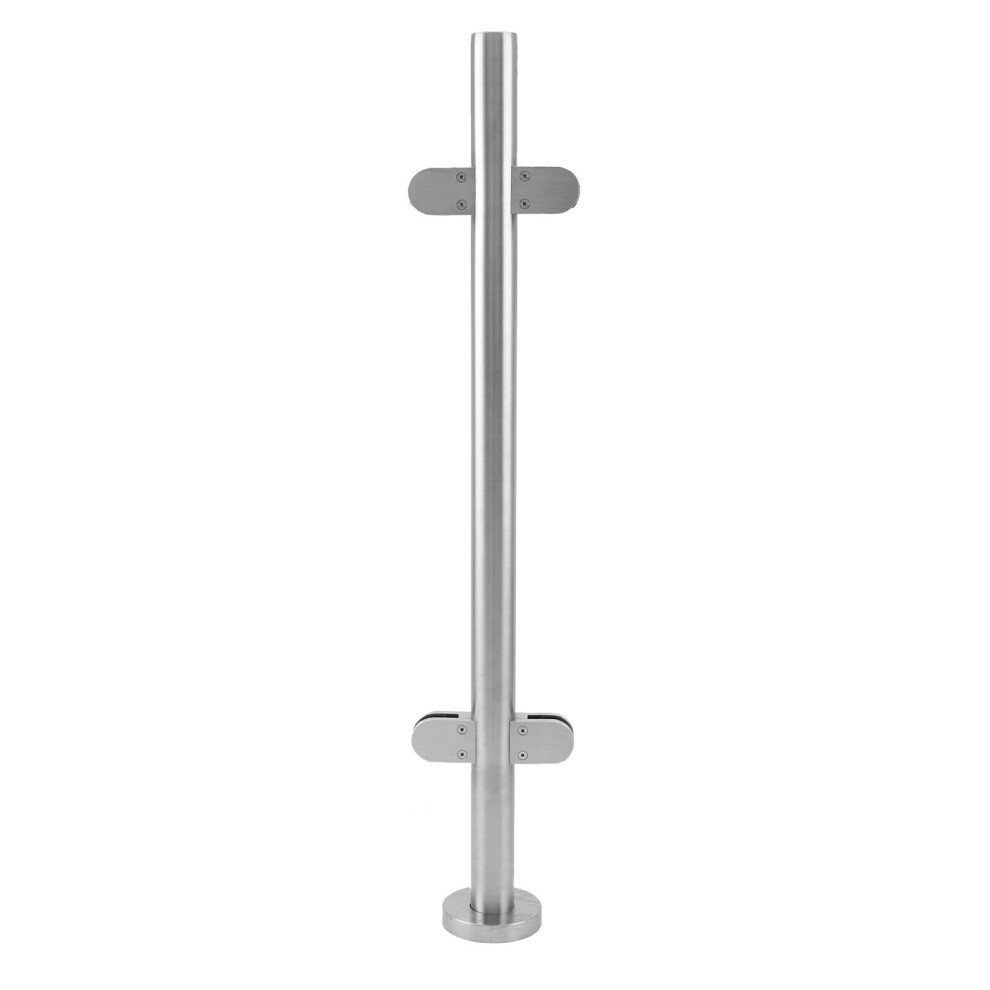 Balustrade Midpost Stainless Steel Staircase Decking Brushed Metal Decking 110cm