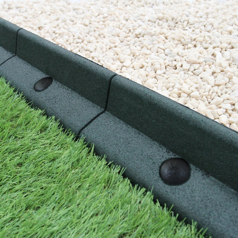 Flexible Lawn Edging Garden Borden Grass Path Edge Pathways Rubber 1.2m Lengths