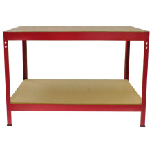Bancada de trabalho Mesa de garagem Prateleiras de metal para arrumaçÃo Ferramentas de bricolage Bancadas de trabalho para trabalhos pesados