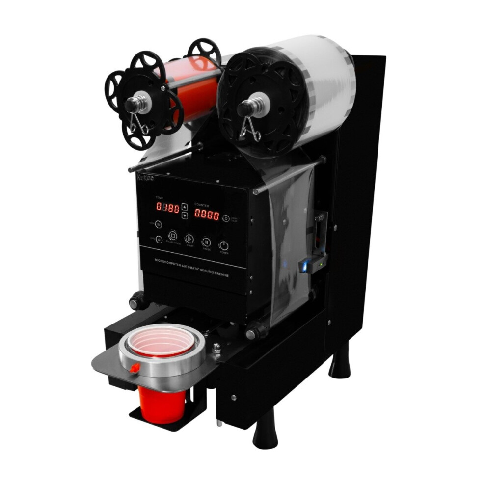Automatic Cup Sealing Machine Electric 500W Commercial Bubble Tea 500-650 Cups/H