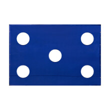 Golf Cage Target Practice Sheet 3 x 2m 5 Hole 210D Oxford Fabric 12 Bungee Cords