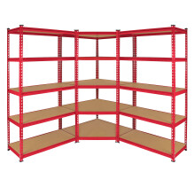 Monster rekken 1 x hoek rekken garage rekken 2 x 90cm Bays metalen heavy duty MDF planken