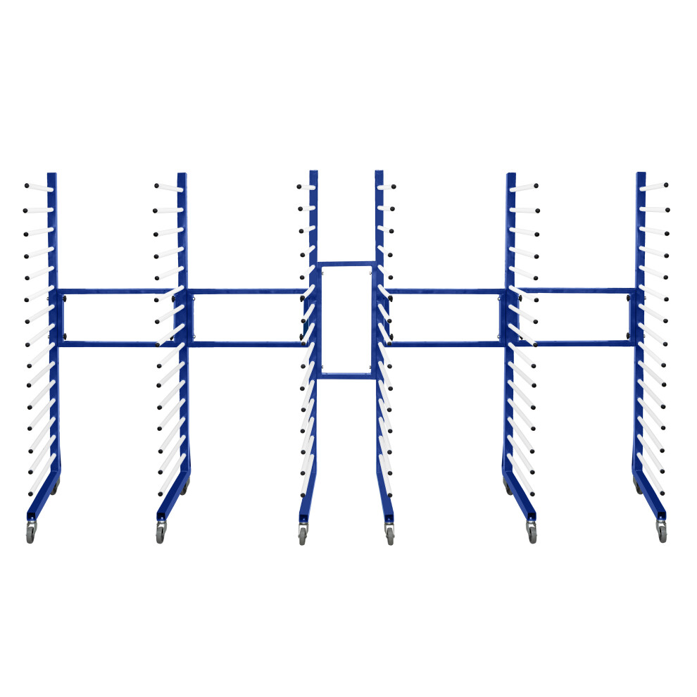 Combi Spray Drying Rack Trolley x 3 & Joining Kit Mobile Dry Storage
