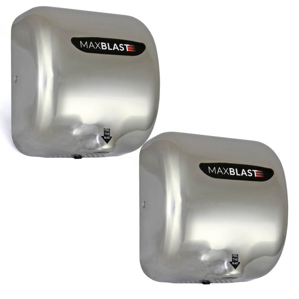 Automatic Hand Dryers 2 x Electric PowerfulToilet Drying Speed Drier Machine