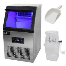 Commercial Ice Maker Stainless Steel Machine 40kg/24hr Restaurant Bar IceMaker