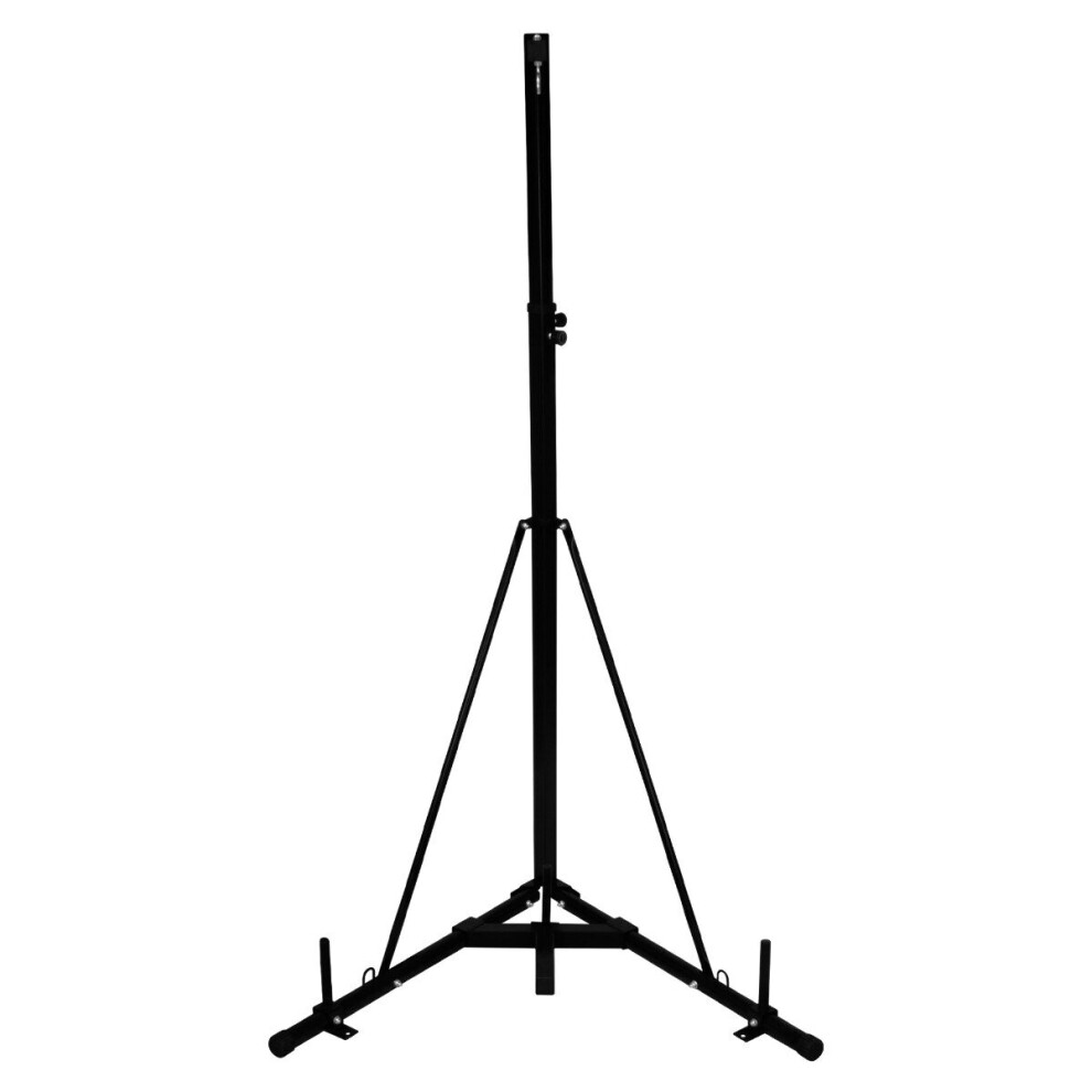 Supporto Da Boxe Pieghevole 68Kg Struttura Pensile Regolabile In Altezza 182Cm - 230Cm Attrezzatura Per Arti Marziali Boxe Base A Triangolo Stabile Supporto Per Piastra Di Peso In Acciaio Resistente-image