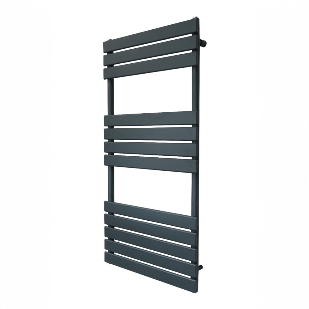 Radiateur sèche-serviettes à panneau plat - 1200mm x 600mm - Gris anthracite