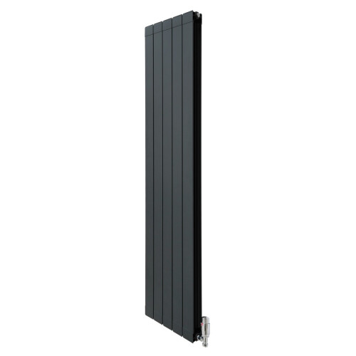 Καλοριφέρ και βαλβίδες αλουμινίου – 1800 mm x 395 mm – γκρι ανθρακί