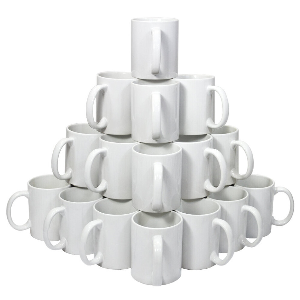 Sublimation Mugs Personalised Polymer Coated Ink Design Printing White Blank x72