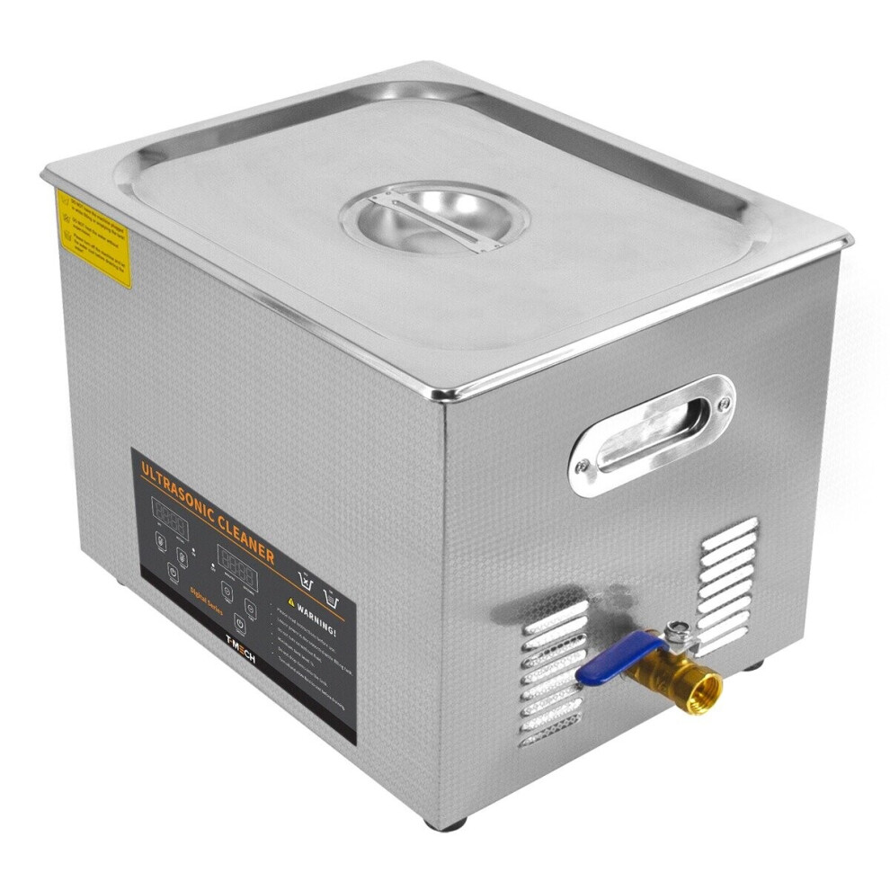 T-Mech Digital Ultrasonic Cleaner 30L Steel Ultra Sonic Bath Cleaning Tank Timer Heater