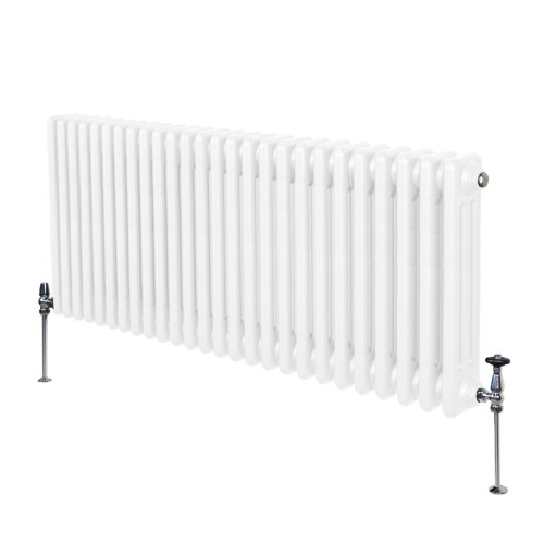 Traditionele 3-Kolom Radiator - 600 x 1192 mm - Wit