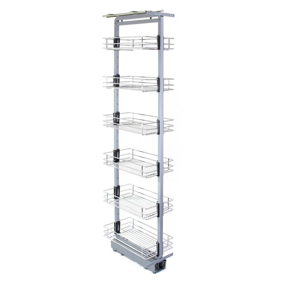 KuKoo Pull Out Soft Close Kitchen Larder Äì 46cm D x 170-195cm H