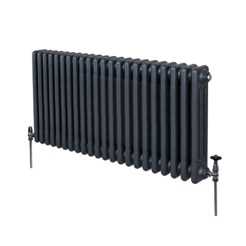 Παραδοσιακό καλοριφέρ 3 στηλών - 600 x 1012 mm - γκρι ανθρακί