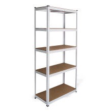 MonsterShop 5-tier wit rekken eenheden zware opslag plank garage magazijn berging