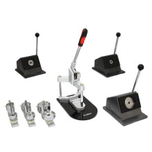 Abzeichenherstellung 5 mm, 37 mm, 58 mm Schneide- und Pressmaschinen, 720 Komponenten
