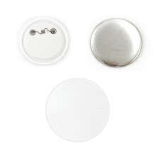Badge Komponenten x 100 / Pin Button Badge Rohlinge für Badge Pressing