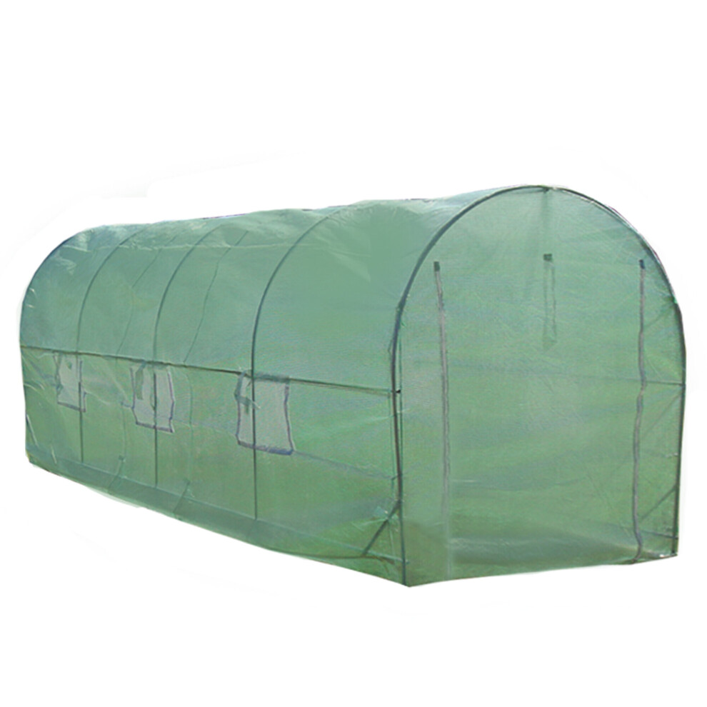 Polytunnel Greenhouse Walk In Galvanised Garden Grow Tent 19mm 5 x 2m Outdoor