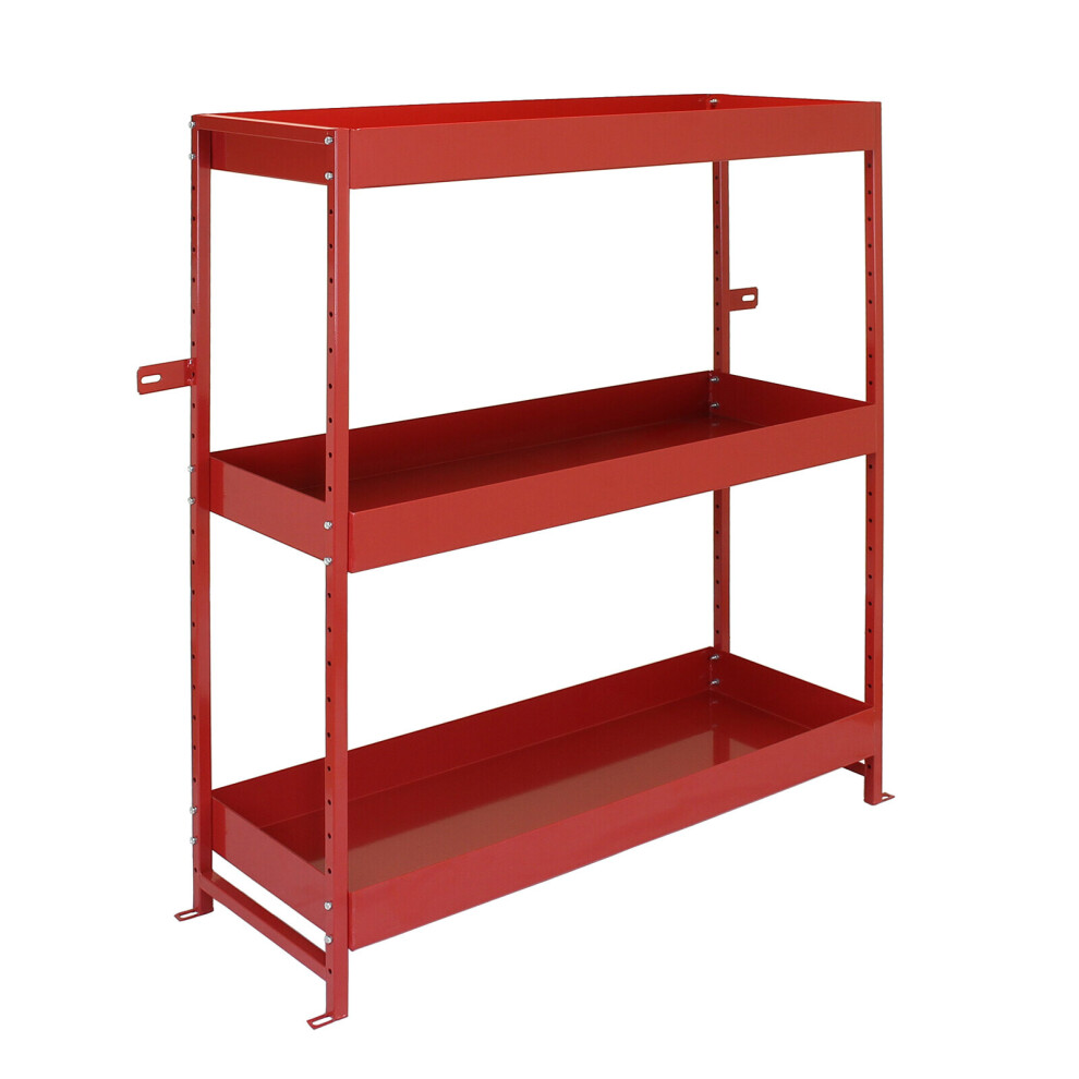 Van Racking Metal Storage Shelves Steel Tool Rack Shelving System 3 Shelf Unit