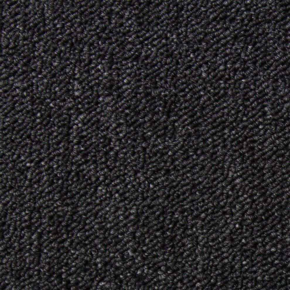 40 x Carpet Tiles Black 10m2 Heavy Duty Commercial Retail Office Flooring Square