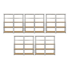 Monster rekken 10 x verzinkt staal rekken MDF planken heavy duty rekken opslag 5 verdiepingen Bay
