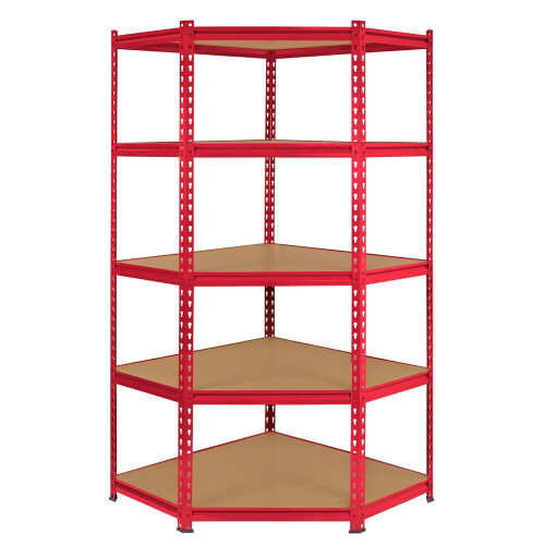 Γωνιακό ράφι Monster Racking Z-Rax, κόκκινο, πλάτος 90 cm