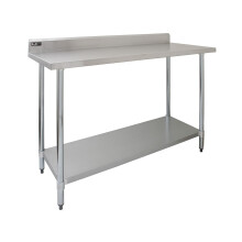 4FT Küche Arbeit Bank Catering Tisch kommerziellen Edelstahl Prep Oberfläche