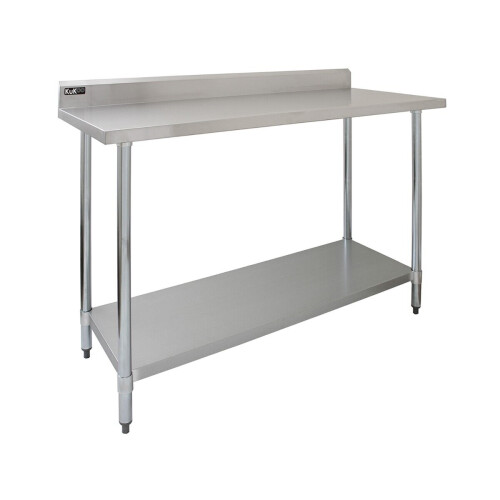 4FT Kitchen Work Bench Catering Table Commercial Stainless Steel Prep Surface