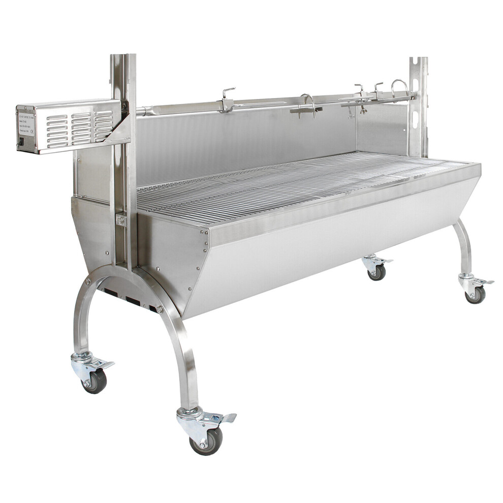 Hog Roast Machine BBQ Spit Pig Roaster Rotisserie Stainless Steel Roasting Motor